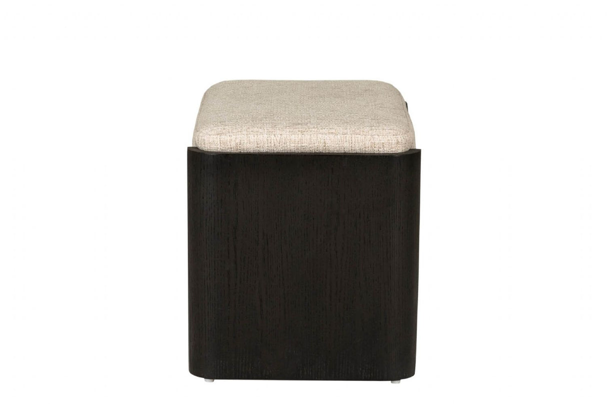Rhodes Dressing Stool Ebony