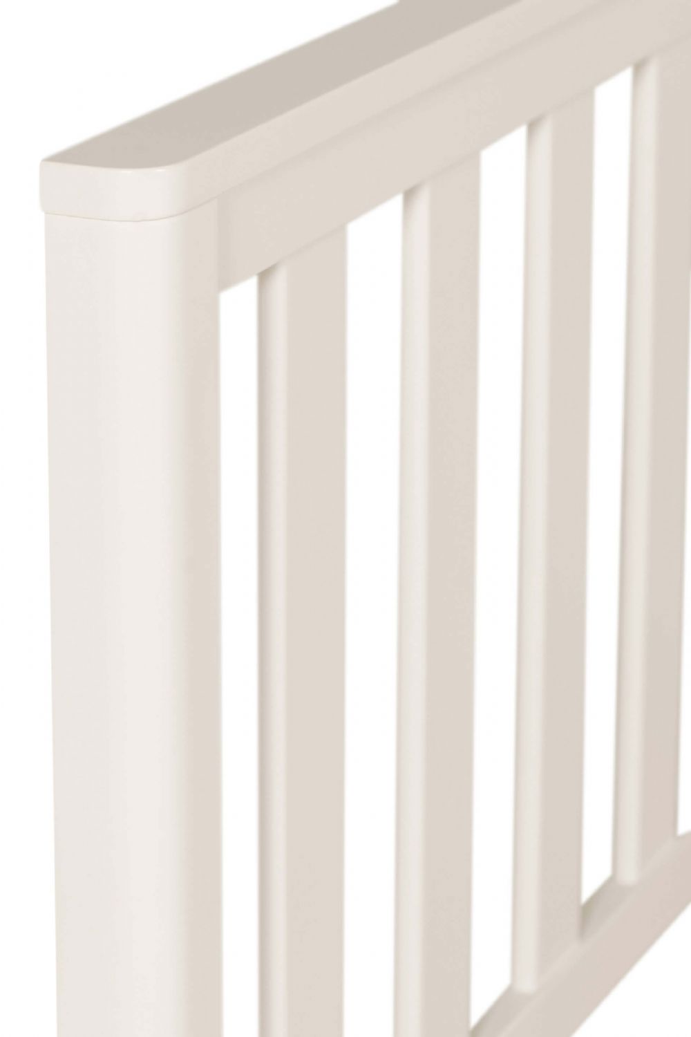 Natural Painted Wooden King Size Low Footend Bed