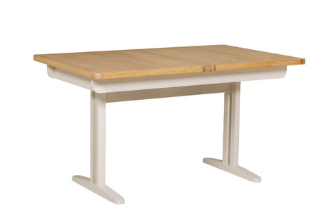 Light Oak Top 140 to 180cm Extending Dining Table