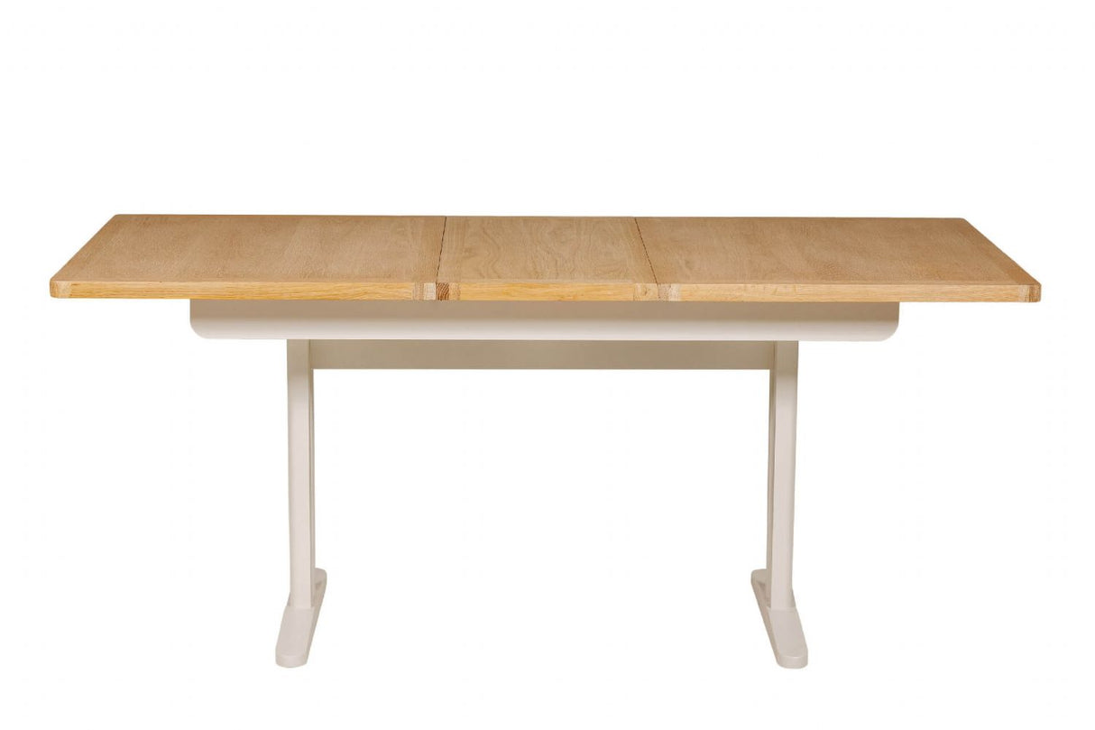 Light Oak Top 140 to 180cm Extending Dining Table