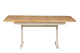 Light Oak Top 140 to 180cm Extending Dining Table