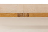 Light Oak Top 140 to 180cm Extending Dining Table