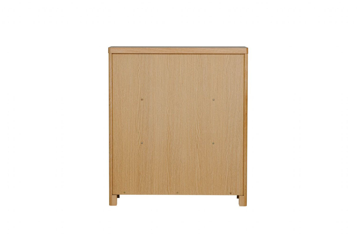 Natural Oak Small Open Bookcase