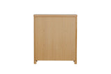 Natural Oak Small Open Bookcase