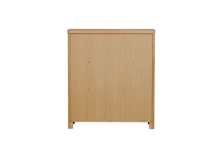 Natural Oak Small Open Bookcase