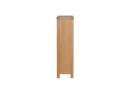 Natural Oak Small Open Bookcase