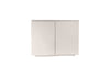Greige Wooden 2 Door Small Sideboard with LED