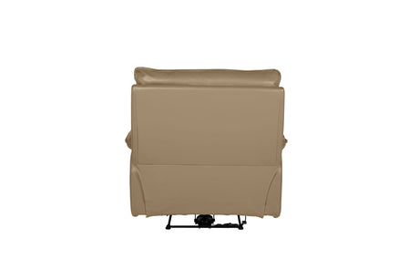 Latte Leather Electric Power Recliner Armchair