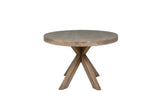 Smoked Oak Large Oval Dining Table 190cm