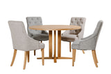 Natural Oak Small Round Dining Table 120cm