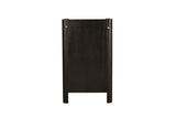 Ebony Matrble Effect Top Tall Chest of 5 Drawers