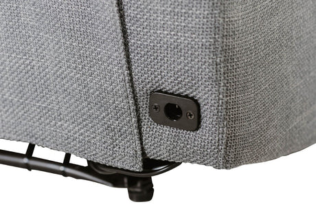 Charcoal Fabric Electric Power Recliner Chair
