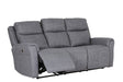 Russo 3 Seater Electric Recliner Charcoal