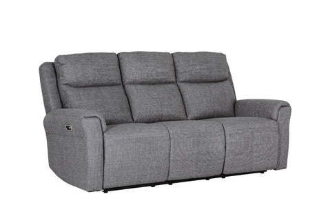 Russo 3 Seater Electric Recliner Charcoal