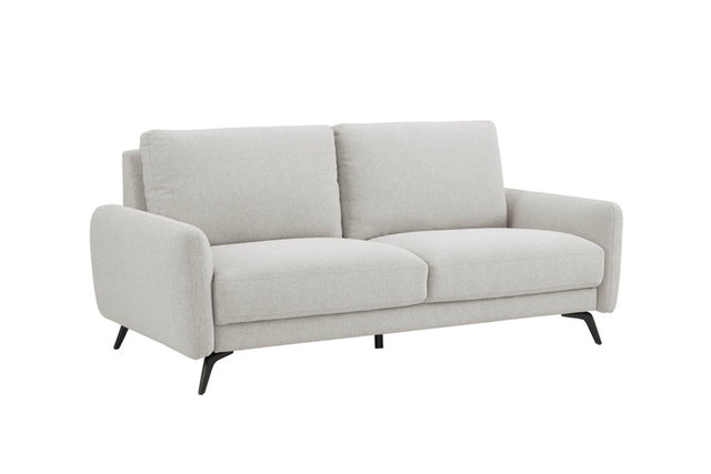 Oatmeal Fabric 3 Seater Standard Back Sofa