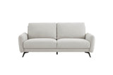 Oatmeal Fabric 3 Seater Standard Back Sofa