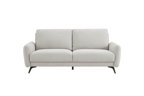 Oatmeal Fabric 3 Seater Standard Back Sofa
