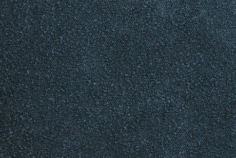 Navy Blue Textured Fabric Curved Back Accent Chair