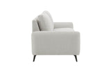 Oatmeal Fabric 3 Seater Standard Back Sofa