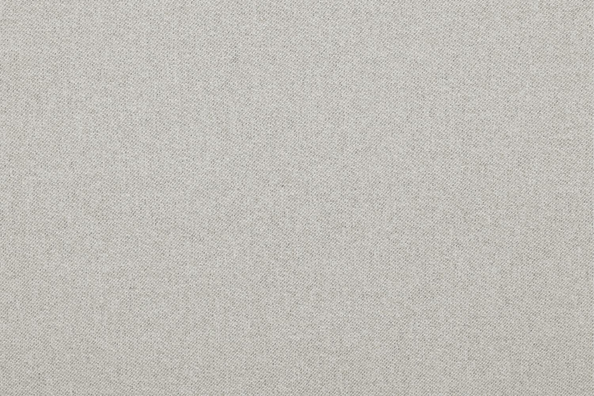 Oatmeal Woven Fabric 2 Seater Standard Back Sofa