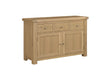 Natural Oak Large 2 Door 3 Drawer Sideboard
