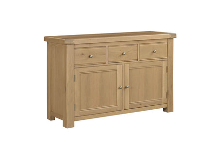 Natural Oak Large 2 Door 3 Drawer Sideboard