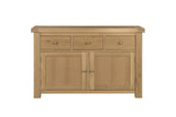Natural Oak Large 2 Door 3 Drawer Sideboard