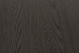 Smoke Melamine Top Round Crossleg Small Dining Table 110cm