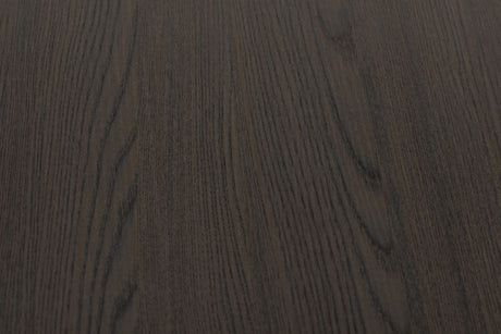Smoke Melamine Oval Cross Leg Dining Table 160cm