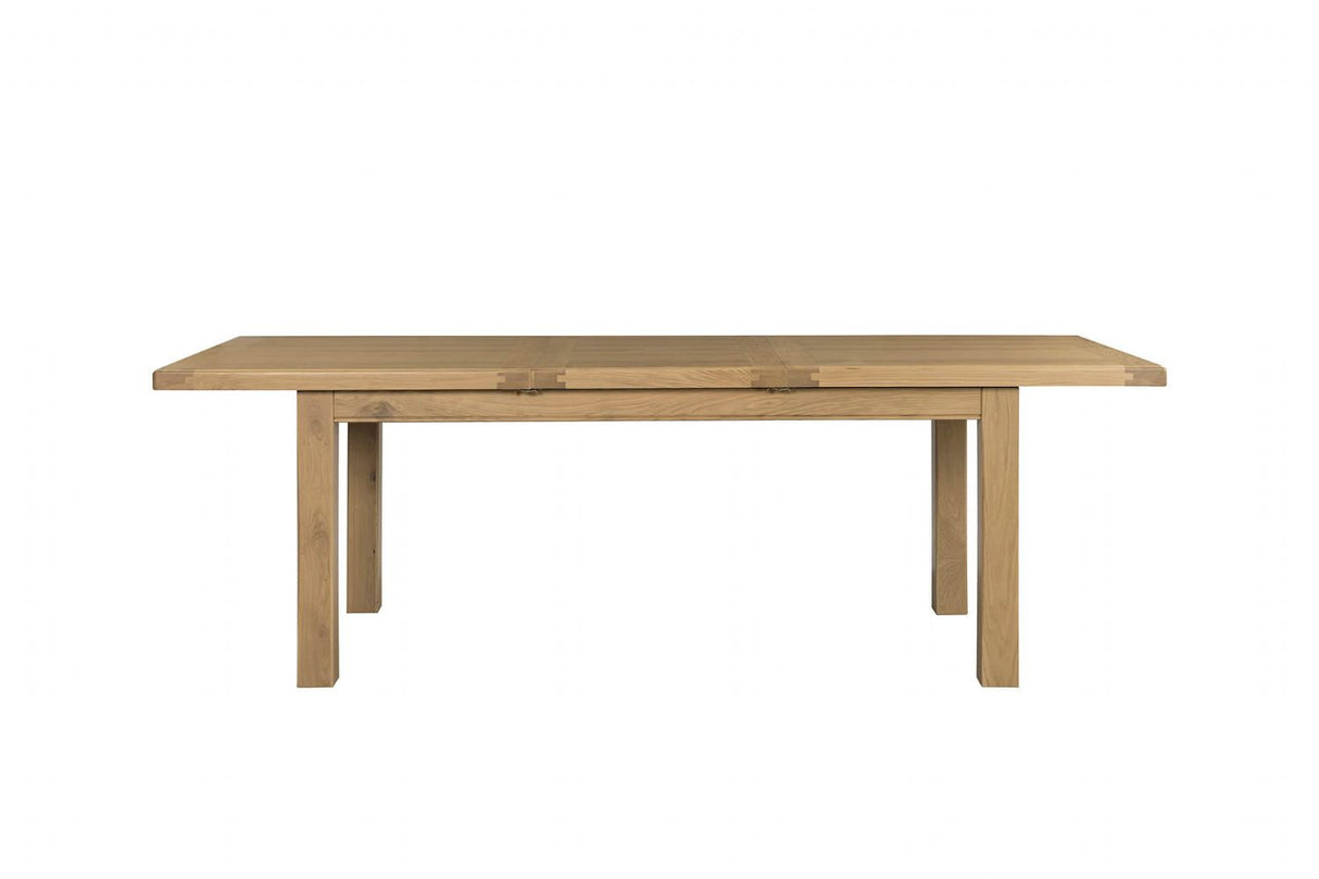 Oak Wooden Large Extending Dining Table 180 to 240cm