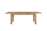 Oak Wooden Large Extending Dining Table 180 to 240cm