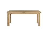 Natural Oak Small Extending Dining Table 120 to 165cm