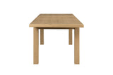 Oak Wooden Large Extending Dining Table 180 to 240cm