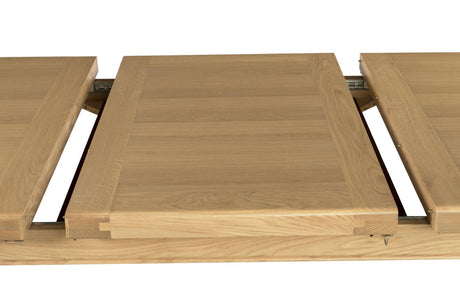 Oak Wooden Large Extending Dining Table 180 to 240cm