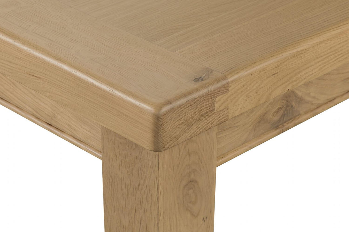 Natural Oak Small Extending Dining Table 120 to 165cm