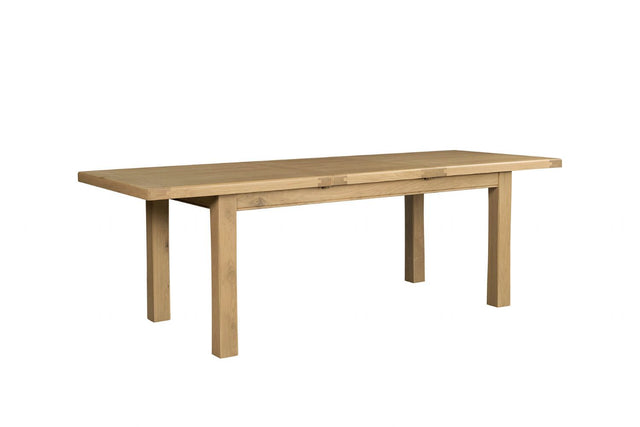 Oak Wooden Large Extending Dining Table 180 to 240cm