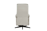Stone Leather Electric Power Recliner Accent Chair