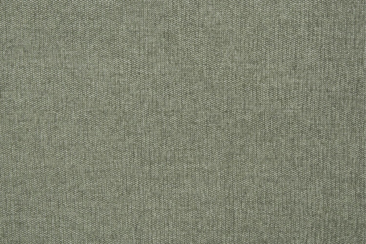 Sage Green Fabric 3 Seater Buttoned Standard Back Sofa