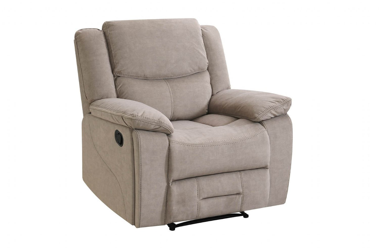 Klayton 1 Seater Manual Recliner Khaki
