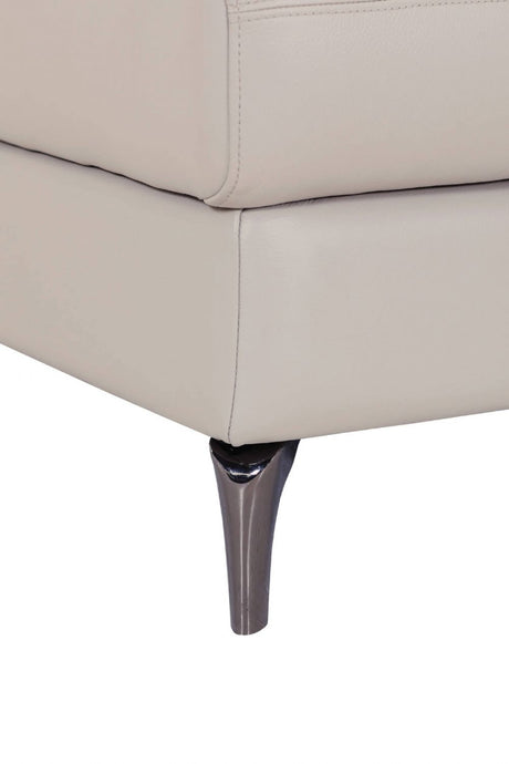 Stone Fabric Large Electric Corner Recliner Sofa RHF