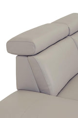 Stone Fabric Large Electric Corner Recliner Sofa LHF