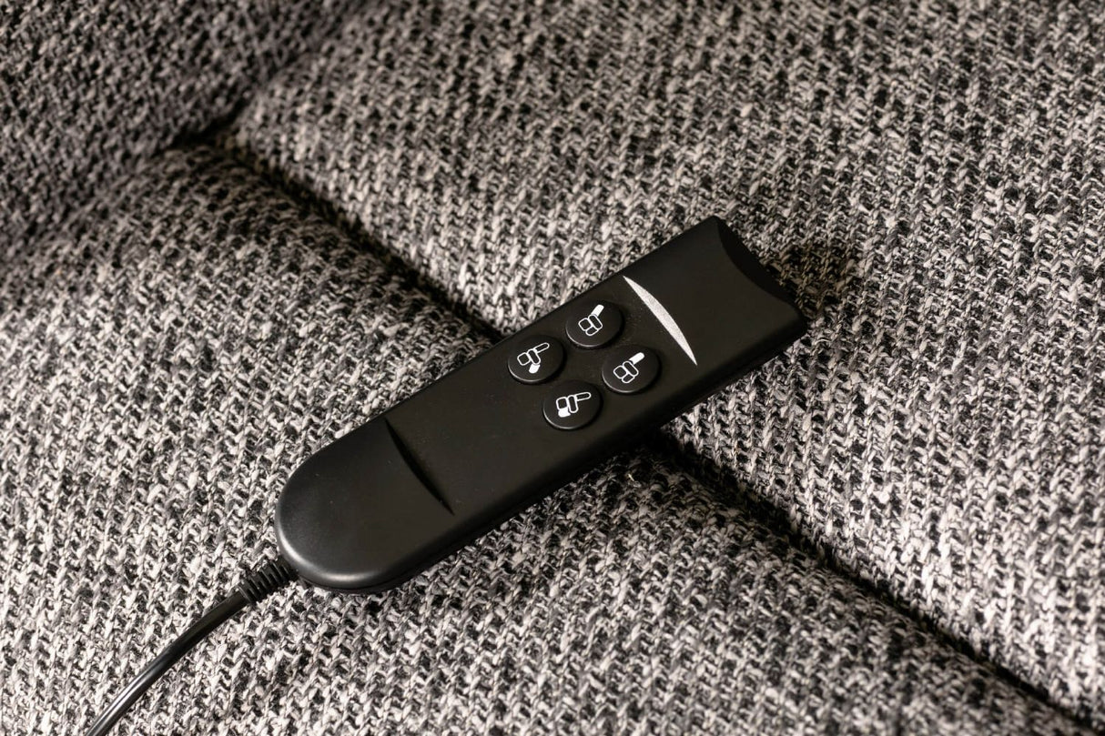 Dark Grey Fabric Electric Lift and Rise Armchair Recliner