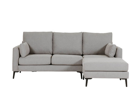 Light Grey Fabric Large Modular Corner Sofa
