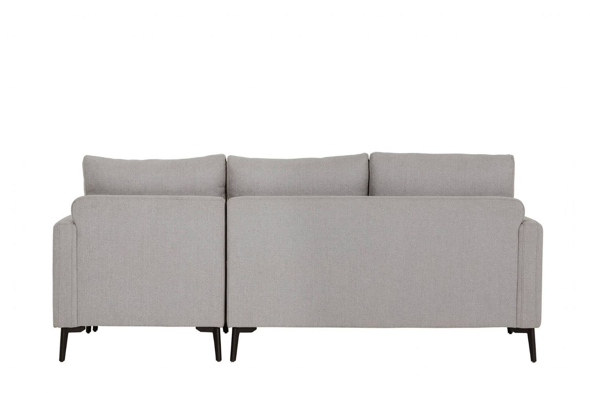 Light Grey Fabric Large Modular Corner Sofa