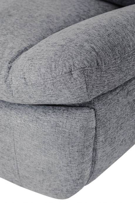 Grey Fabric Electric Reclining Swivel Glider Chair