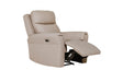 Mushroom Fabric Electric Power Recliner Chair
