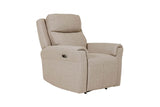 Mushroom Fabric Electric Power Recliner Chair