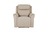 Mushroom Fabric Electric Power Recliner Chair