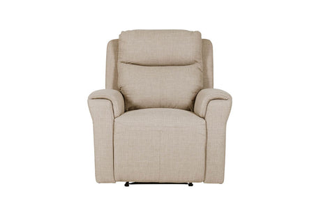 Mushroom Fabric Electric Power Recliner Chair