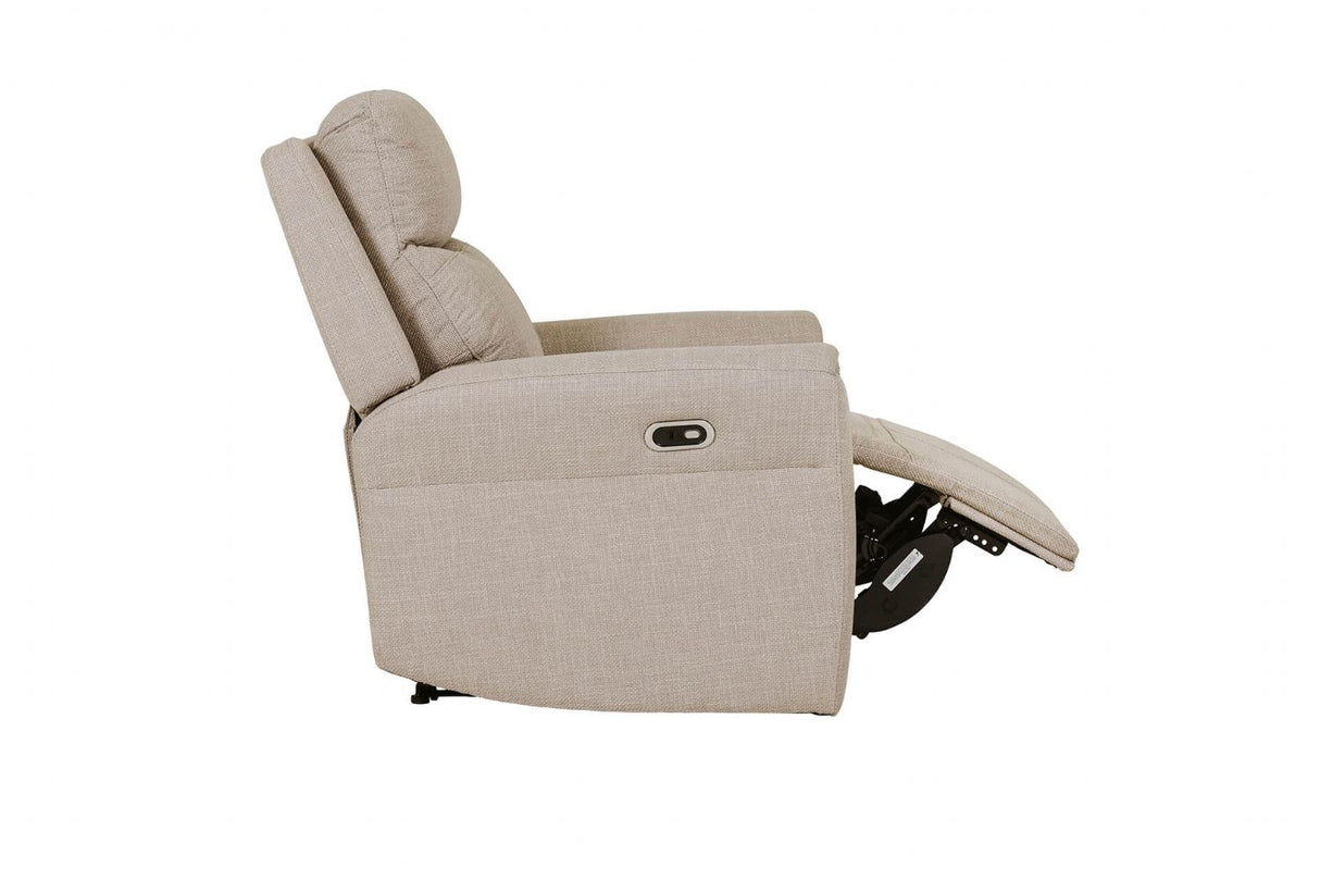 Mushroom Fabric Electric Power Recliner Chair